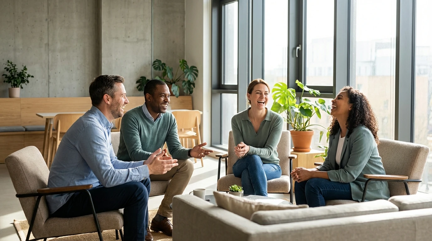 Menschen in Kommunikation